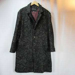 John Varvatos Black and Gray Coat